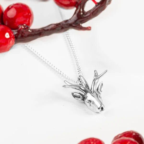 Stag Head Pendant - T.M. Barber