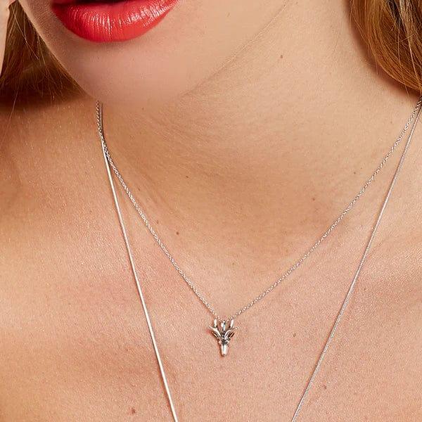 Stag Head Pendant - T.M. Barber