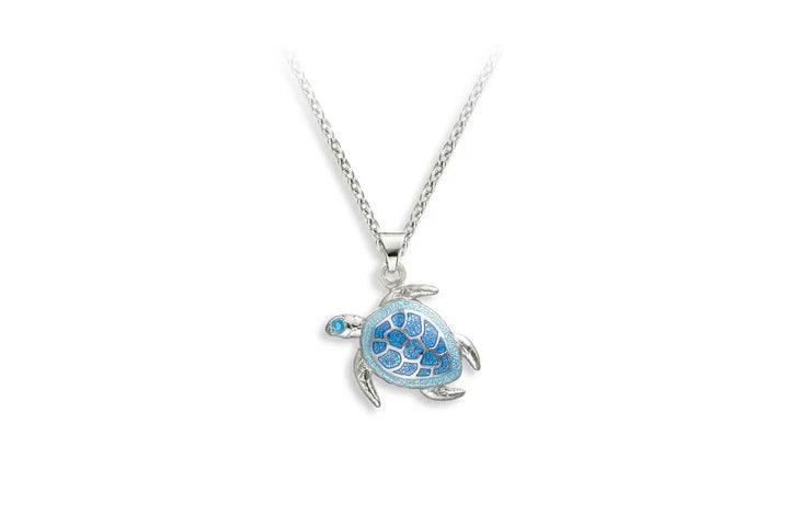 Enamel Turtle Pendant - T.M. Barber