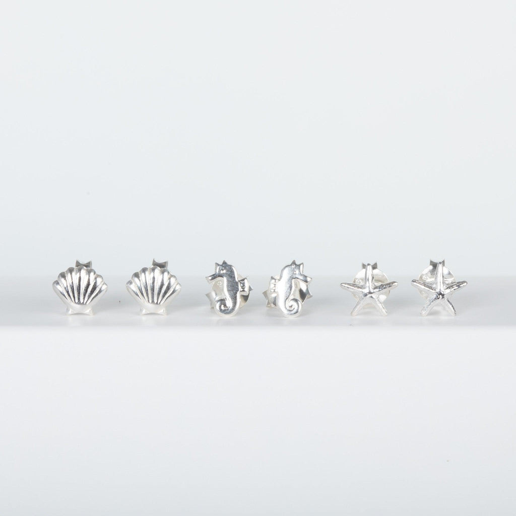 Petit Set of Three Studs - T.M. Barber